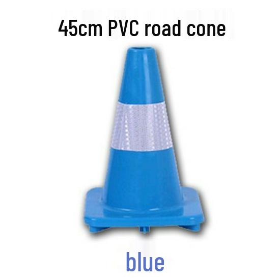 70cm Reflective PVC Road Safety Cone with Rubber Base