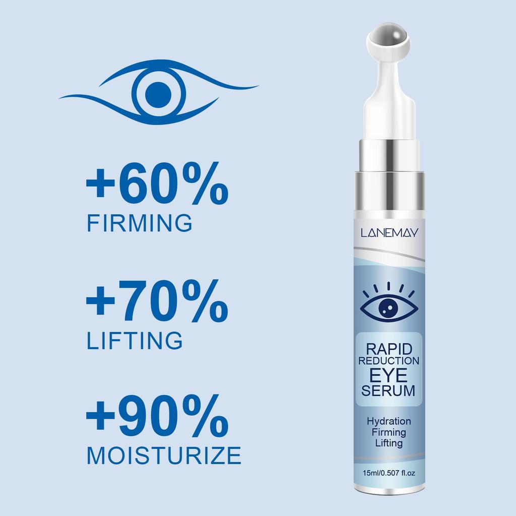 Rapid Reduction Eye Serum-Lifting & Firming-Reduce Wrinkles-Reduce Eye Bags-Suitable for All Skin Types, 15ml