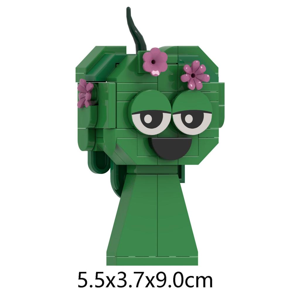 Cross New Rhythm Box Black Monster Music Game Building Block Toy Model