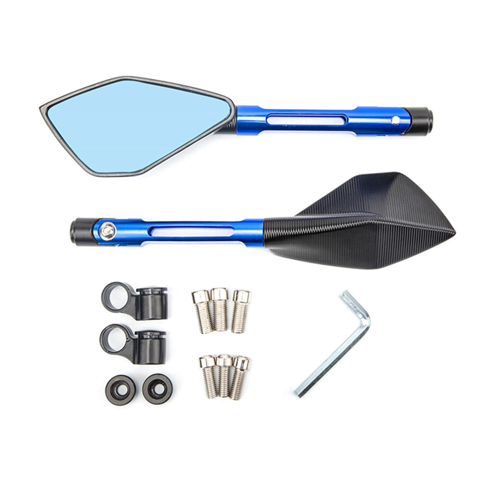 

Аксесуар для керма мотоцикла: Бічні дзеркала заднього виду, кермо Дзеркала заднього виду Дзеркало з антибліковим покриттям 8/10 мм