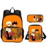 JoJo's Bizarre Adventure Knapsack Pen Carrier Carry Bag 3pcs Set Versatile  Spacious Boys Plus Girls School Birthday Best Gift