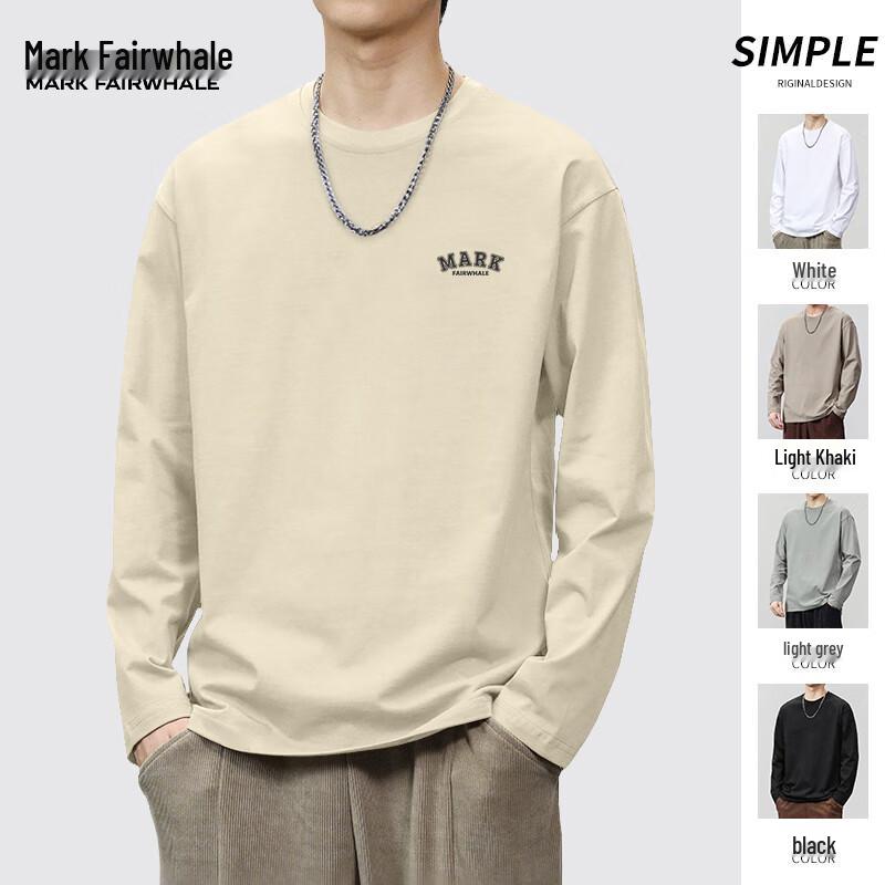 

Mark Fairwhale Men s Pure Cotton Long-Sleeve T-Shirt XL