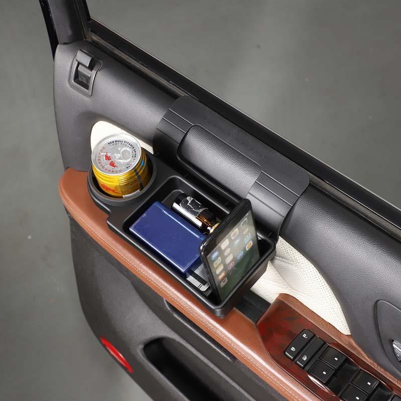 ABS Car multifunctional door side window water cup holder storage box Suitable for Cadillac Escalade 2007-2014