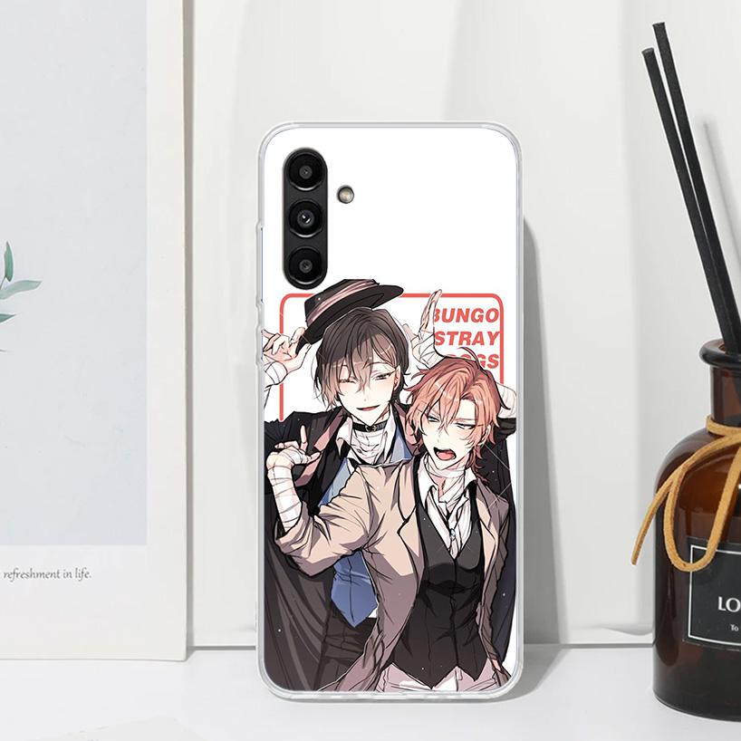 Bungo Stray Dogs Double Black Phone Case For Samsung Galaxy A17 A37 A57 A16 A26 A36 A56 A15 A25 A35 A55 A14 A24 A34 A54 A13 A23