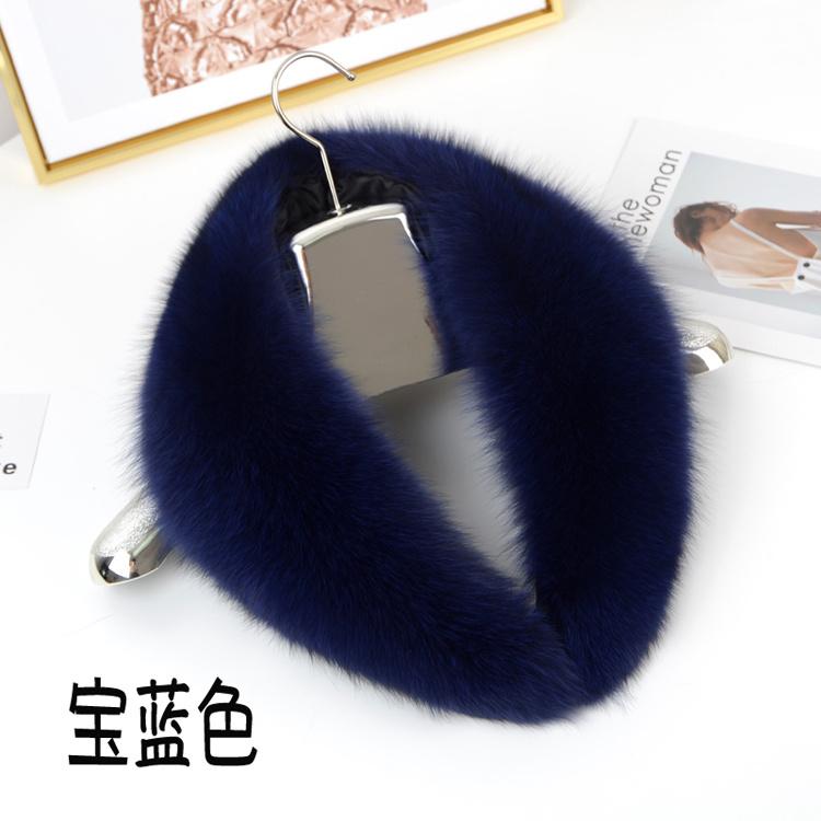 Real Fox Fur Collar Women Winter Natural Fur Scarf Fluffy Fur Shawls For Women Collars Men Coat Large Size Neck Warmer Scarves