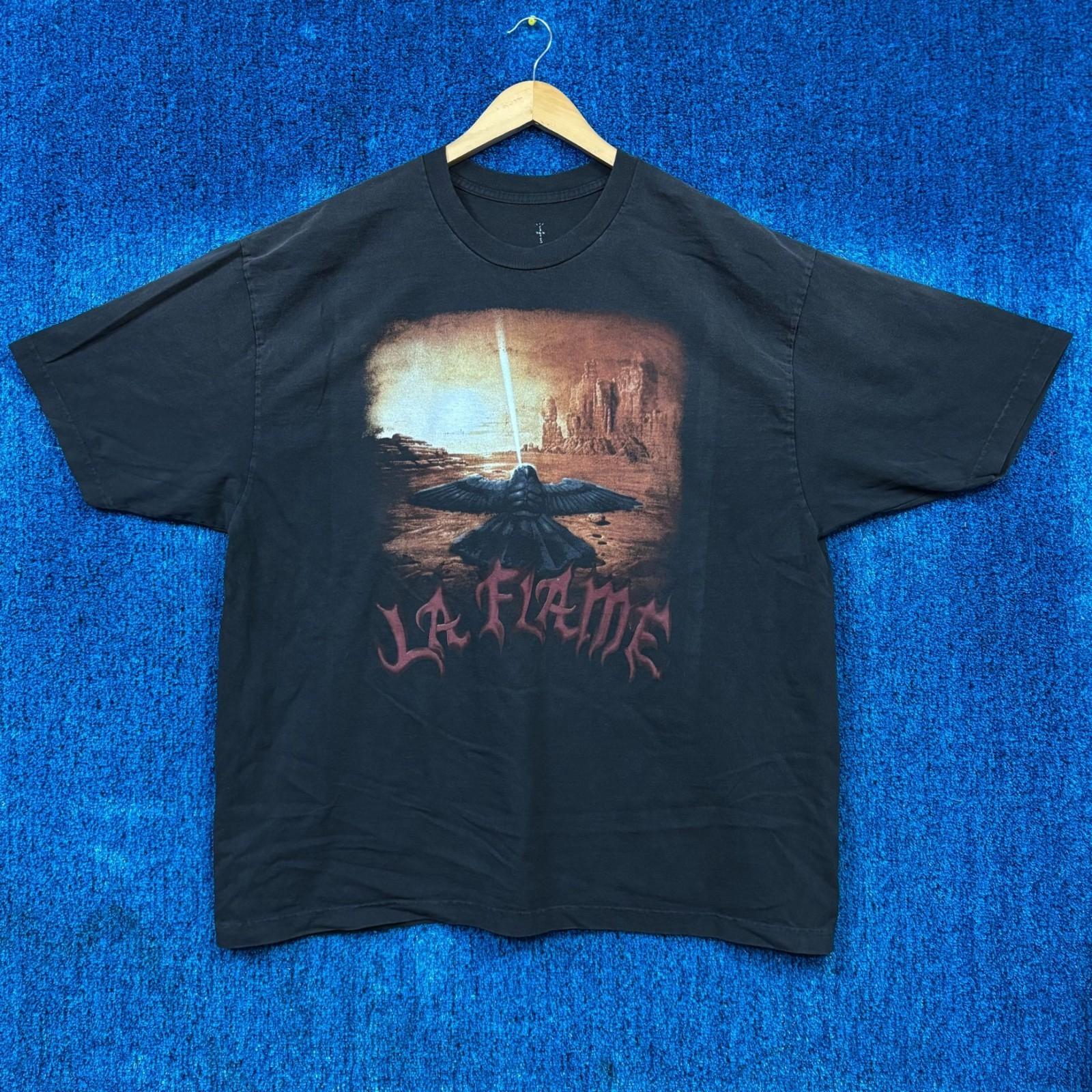 Travis Scott Cactus Jack Coachella “La Flame” Graphic T-Shirt Size XXL XXXXL