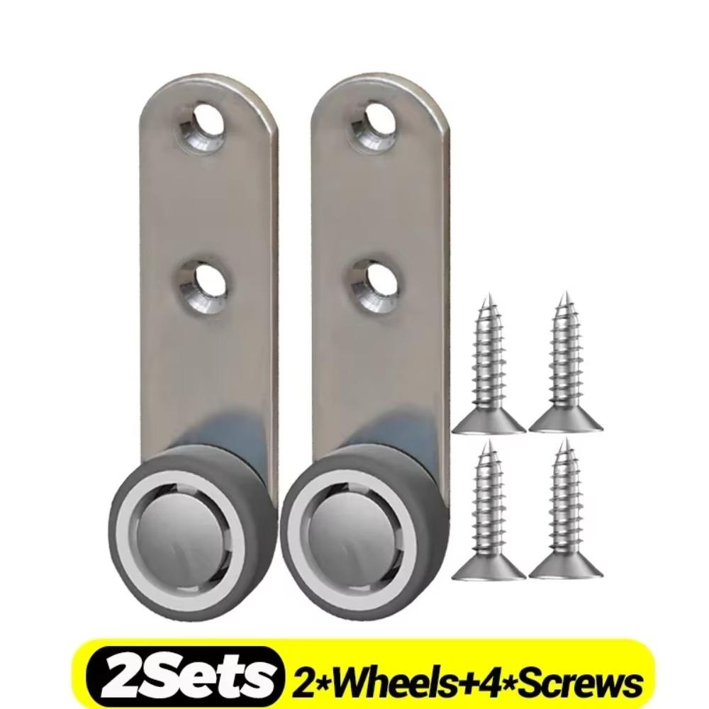 1/2Sets Low Friction Dining Table Glidewheel Wear Resistant Rubber Wheel  Household Moving Tool