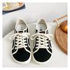 Fashion Designer Canvas Shoes Women Low Top Sneakers Wide Toe Lace Up Trainers Shoes Brand Girls Red Blue Sneakers Girls Tenis Plimsolls