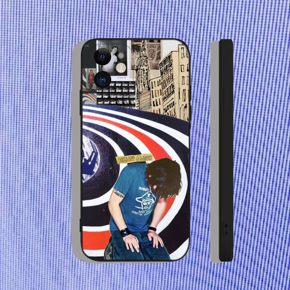 

Elliott Smith Figure 8 Phone Case For iPhone 17,16,15,14,13,12,11,Pro,Max,Plus,Air,X,XS,XR,SE,8,7,Mini,Soft Black Funda iPhone13