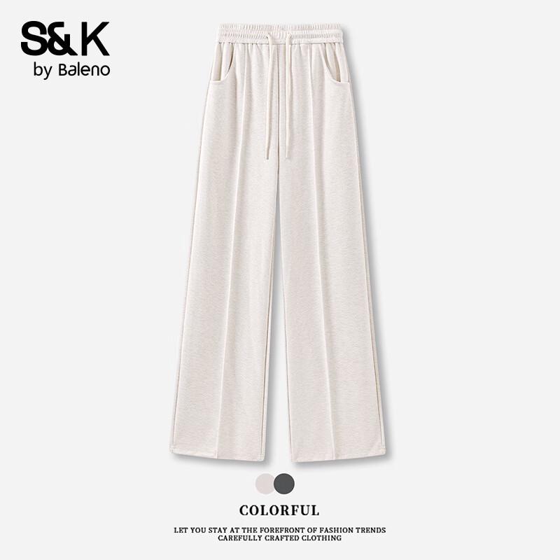 

Baleno Women s S&K Herringbone Straight-Leg Pants M