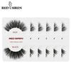 Wholesale 6Pairs Human Hair False Eyelashes Cosplay Thick Natural Wispy Manga Lashes Handmade Fake Eyelashes Makeup