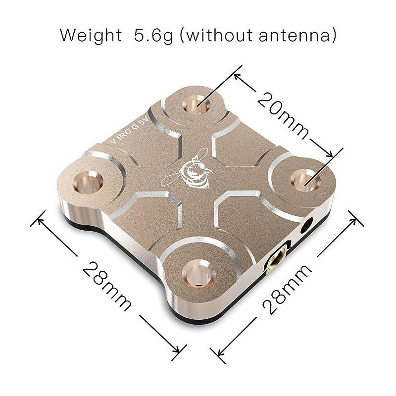 SpeedyBee TX800 5.8G VTX 48CH PitMode 25mW/200mW/400mW/800mW Output Long Range Transmitter with Antenna For RC FPV Racing Drone