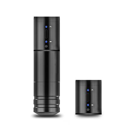 Kit de máquina de tatuaje profesional inalámbrica con bolígrafo, máquina rotativa, juego de bolígrafos con batería adicional, fuente de alimentación, motor de copa hueca para delineador y sombreador
