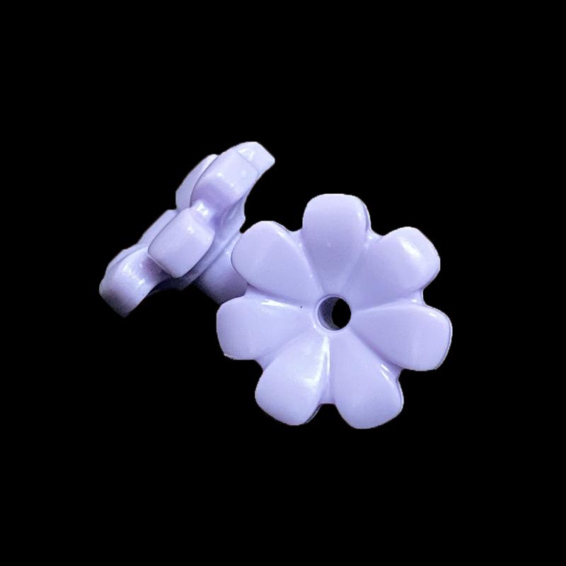 Moc 32606 Friends Attachments Flower featuring 7 Thick Petals & Pin City Street View Scene Constructing Blocks Bricks Compatible with