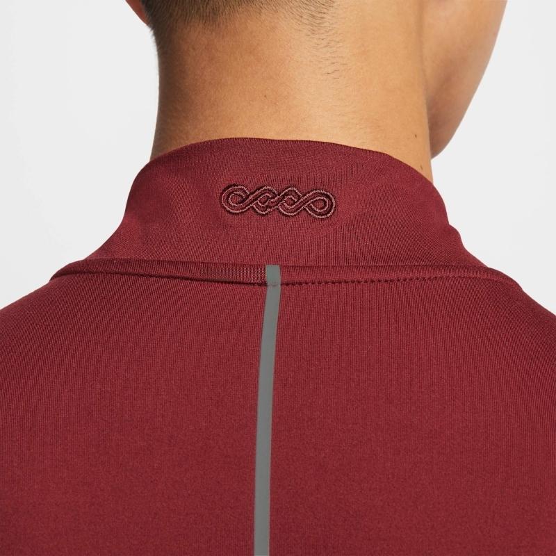 Nike Cny Element As M Nk Df Hz Rok Węża Edycja Limitowana Logo Komfort Długi Rękaw T-Shirt Męskie Topy Czerwony HV8212677