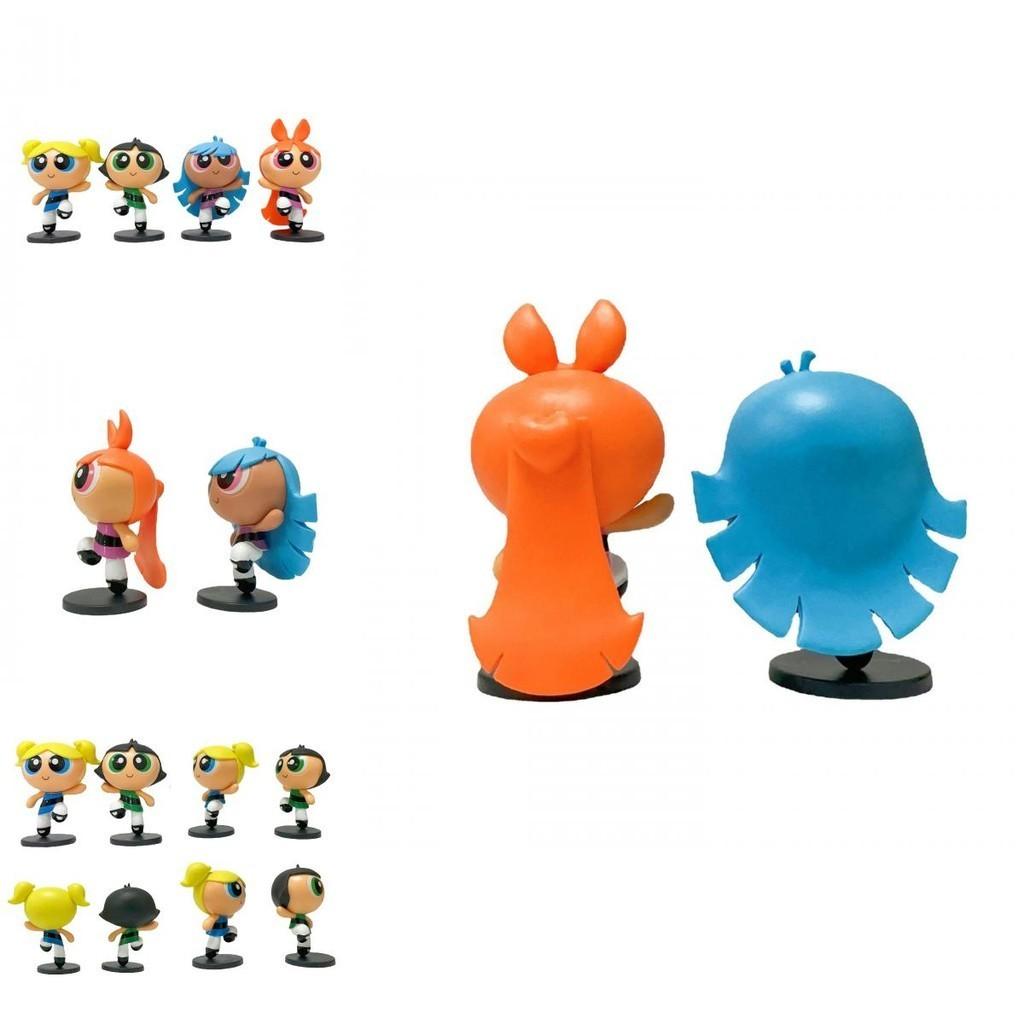 The Powerpuff Girls Action Figure Blossom Bubbles Buttercup Model Dolls Toys For Kids Home Decor Gifts