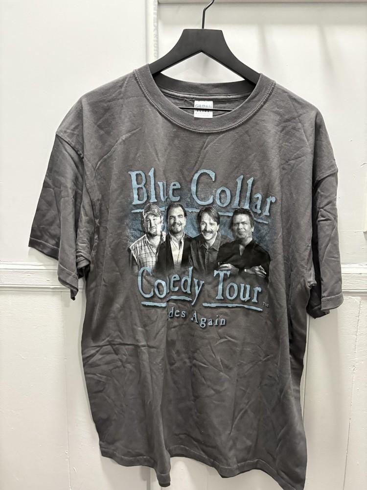 

Blue Collar Comedy Tour Shirt Mens Extra Large Gray Rides Again Graphic Tee Unisex T-Shirt S