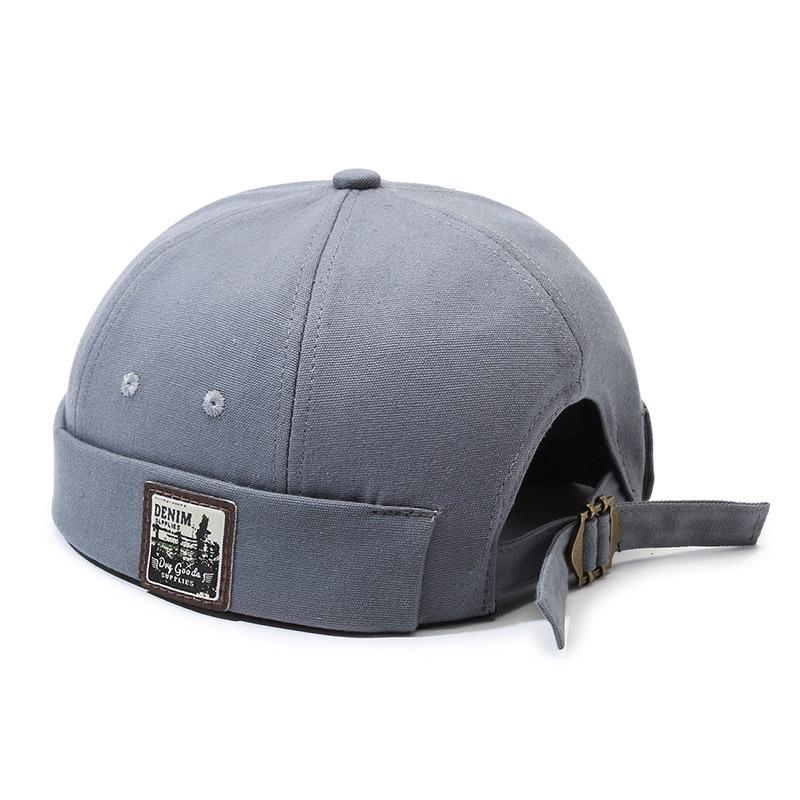 Stylish Unisex Brimless Hat: Spring & Autumn Sailor Cap for Retro Hip Hop Street Fashion