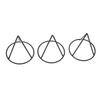 3pcs Avocado Pit Starter Rack Stable Triangular Metal Bracket for 3.4 Inch Wide Mouth Jar