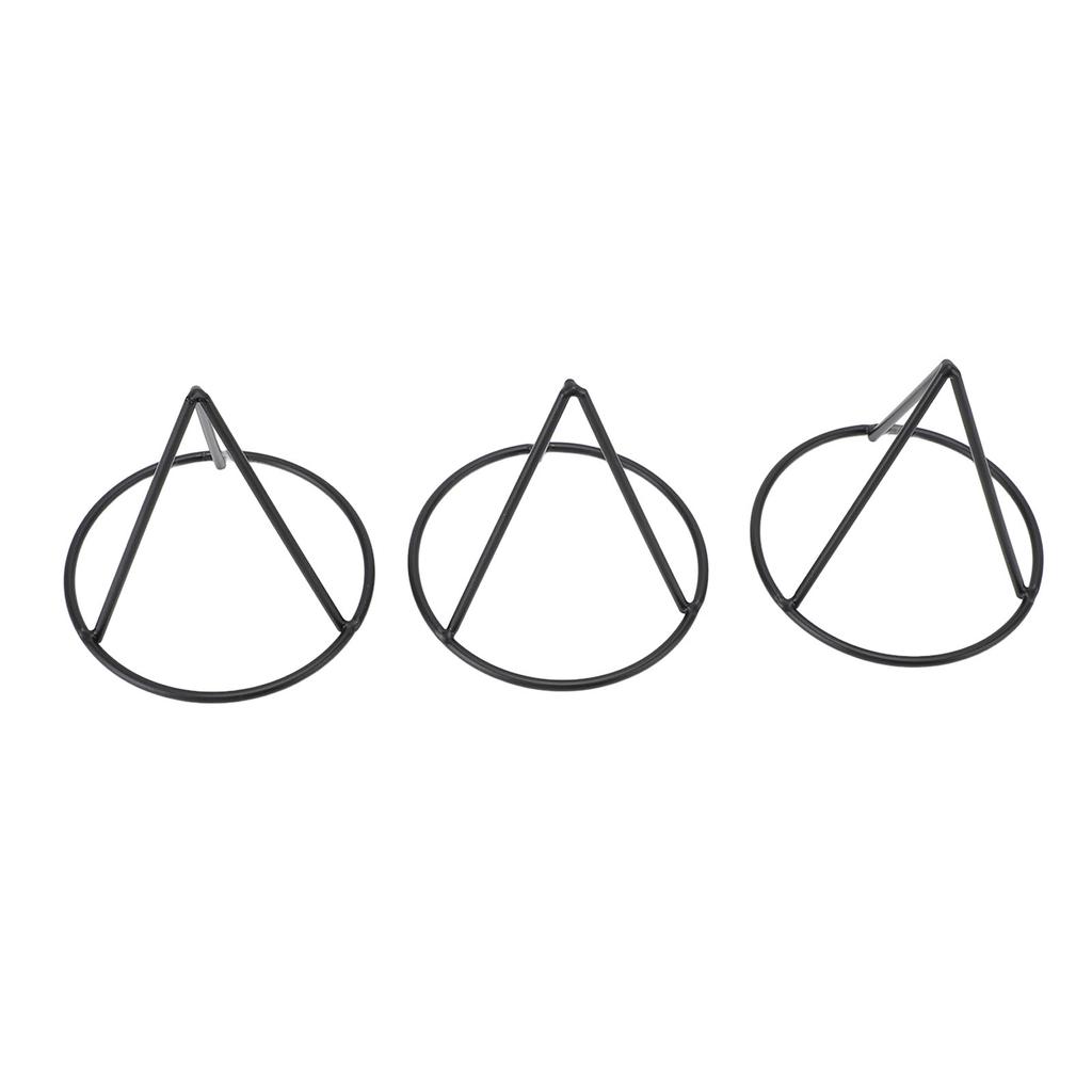 3pcs Avocado Pit Starter Rack Stable Triangular Metal Bracket for 3.4 Inch Wide Mouth Jar