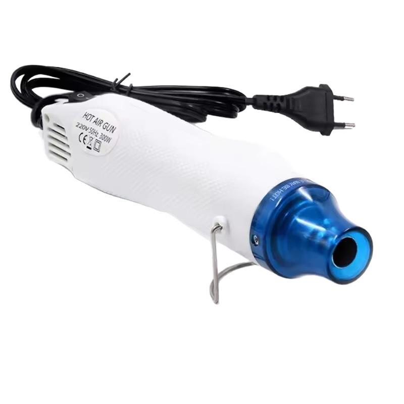 220V Heat Gun for Embossing, Shrink Film, Label Removal, and Phone Case Repair.