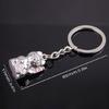Artistic Lucky Cat Keychain Adornment Portable Lucky Cat Keychain Pendant Keyring Charm Symbolizing Wealth And Success