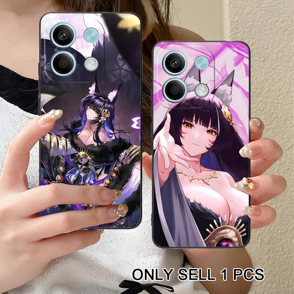 Azur Lane Musashi Matte TPU Mobile Phone Case for Xiaomi Redmi Note 14 13 12 11 S Pro Plus 4G 5G Colorful Printing Cover