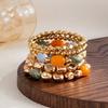 Multi Color Gradient Hue Bracelet Gradient Hue Stackable Wrist Chain  Beach Vacation