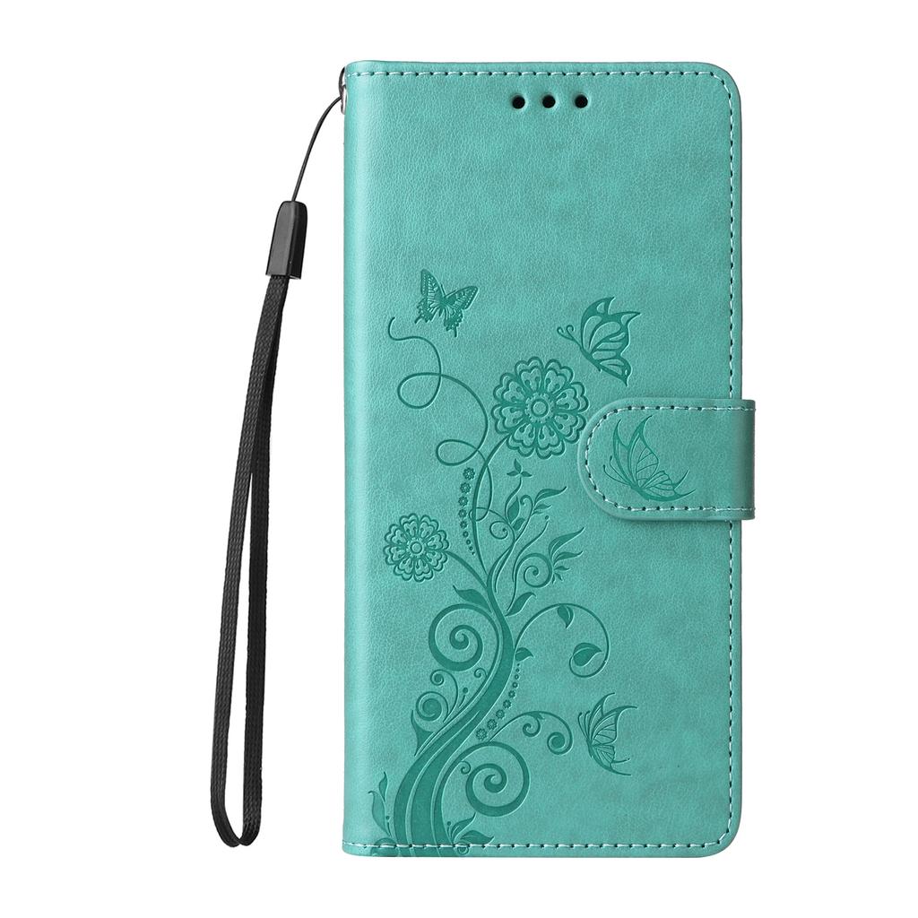For Samsung Galaxy A35 5G Case Butterfly Imprinted Wallet Stand PU Leather Flip Phone Cover with