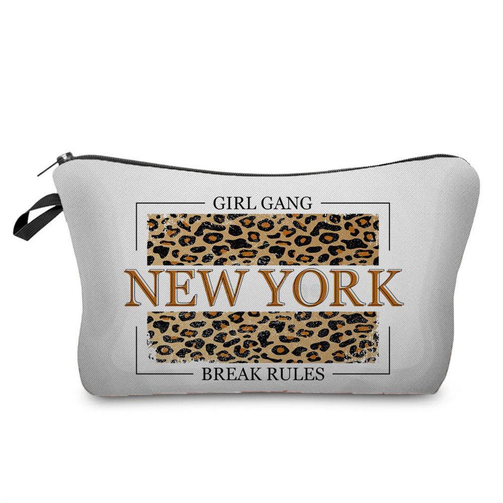 Women Lips Print Cosmetic Bag Toiletries Organize Travel Storage Case 6382