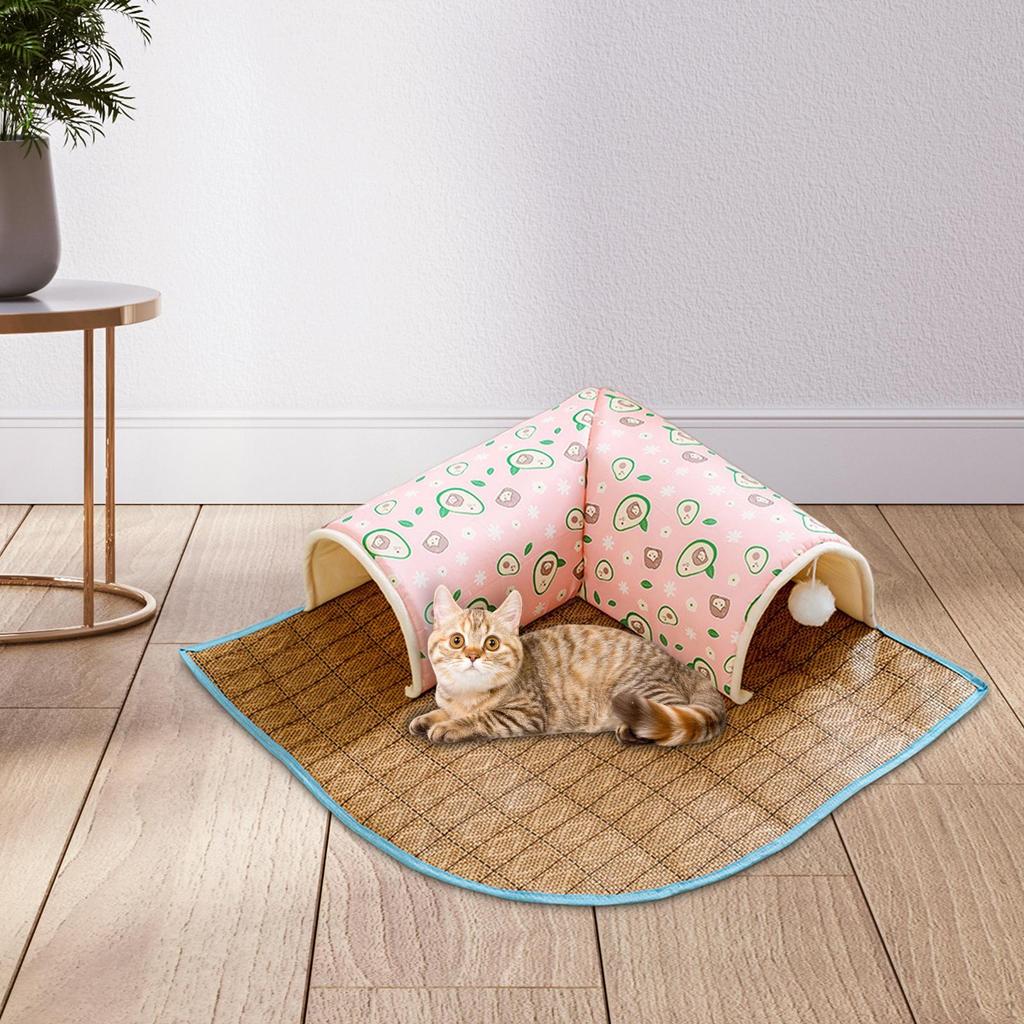 Cat Tunnel Bed Play Center, Comfortable Kitty Training Hideout, Tube with for Bunny, Small