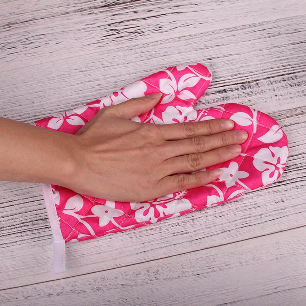 

Heat Resistant Household Bake Home Grill Microwave Oven Glove Baking Tool Oven Mitts Kitchen Mitten 1pc Type4