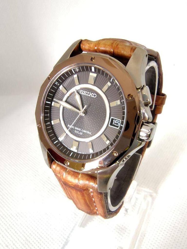 [USED] Seiko Brightz Titanium 7B22-0BG0 Radio Solar Watch