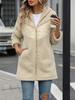 Fluffy Fleece New Women's Autumn Winter Cardigan Long Sleeve Zip-Up Loose Plush Coat Women