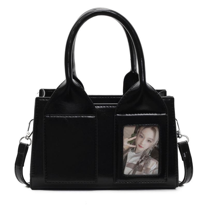 

High-end small bag women s new summer versatile messenger bag fashion portable tote bag small bag чорний
