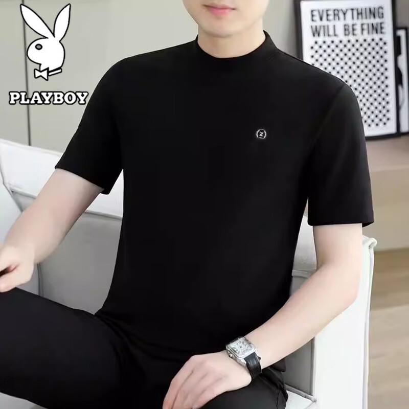 Playboy Men s Short Sleeve Business Casual T-Shirt XL