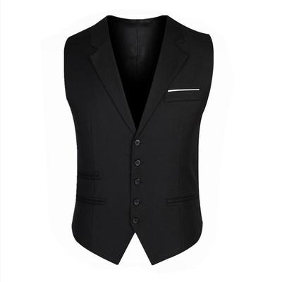 Men's Business Slim Fit Suit Vest - Korean & British Style, Plus Size Available