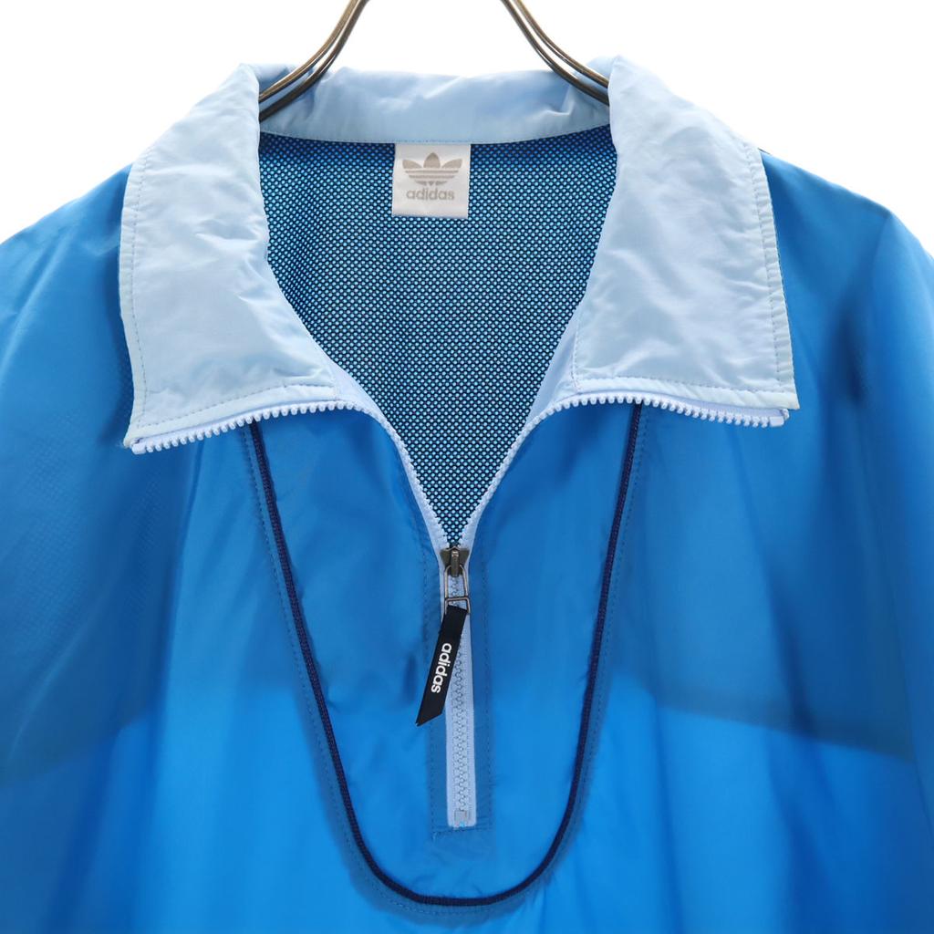adidas 80s Silver Tag Vintage Half zip Windbreaker L-O Descente pullover Men's Used