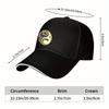 Yin Yang Dragon Graphic Baseball Cap Unisex Lightweight Polyester Outdoor Adjustable Hat