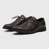 Cleanfit pointed minimalist commuter derby shoes brown thin-soled casual leather shoes men's A13