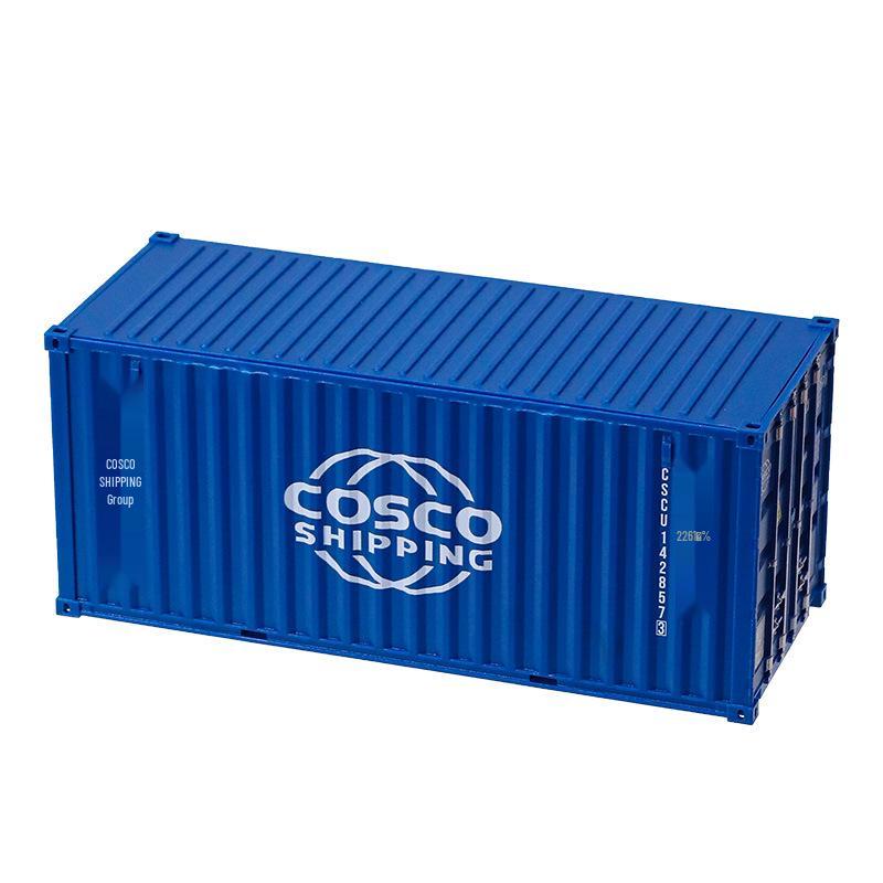 1:35 Scale 20ft Container Model Simulation, Customizable with Patterns and Text - Perfect Business Anniversary Gift