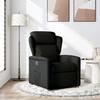 VidaXL Fauteuil inclinable Noir Tissu, fauteuil, fauteuil inclinable TV, poussette, fauteuil inclinable pour personnes 4015578