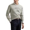 Polo Ralph Lauren X MLB New York Yankees Letter Print Crewneck Long Sleeve Sweatshirt Men sweatshirt Light-Heather-Gray MNPOKNI16823879-020