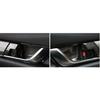 Inner door bowl For HONDA Accord ABS black wood grain cover trim 2018-2022 4pcs