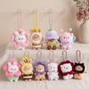 Bag Charms Flower Fairy Keychains Bee Rabbit Plush Keychains Magnetic Couple Pendant  Funny Gift