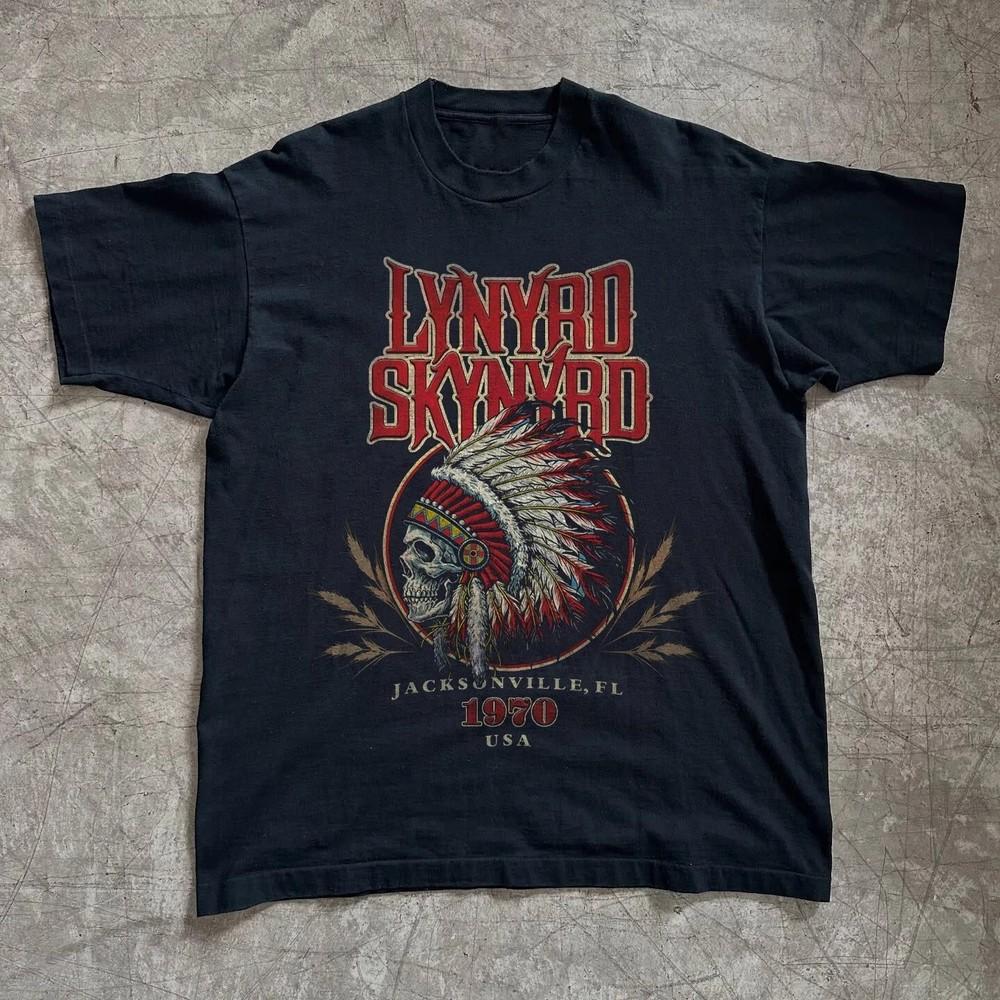 

Lynyrd Skynyrd T-Shirt Southern Rock Band Unisex Black T-shirt Size S-5XL Unisex T-Shirt XXL