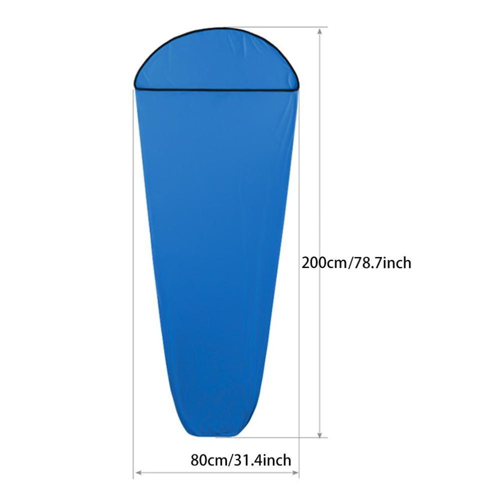 Stretchy Fabric Bed Sheet Skin Friendly Sleep Sack Portable Sleeping Bag Liner Four Season