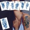 Juice Tattoo Stickers, Herbal Tattoo Stickers, Semi-Permanent English Letter Tattoo Stickers Tattoo