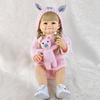 Adorable Pig Sweater Set for 55cm Realistic Doll - DIY Hairstyle & Dress-up Companion Gift