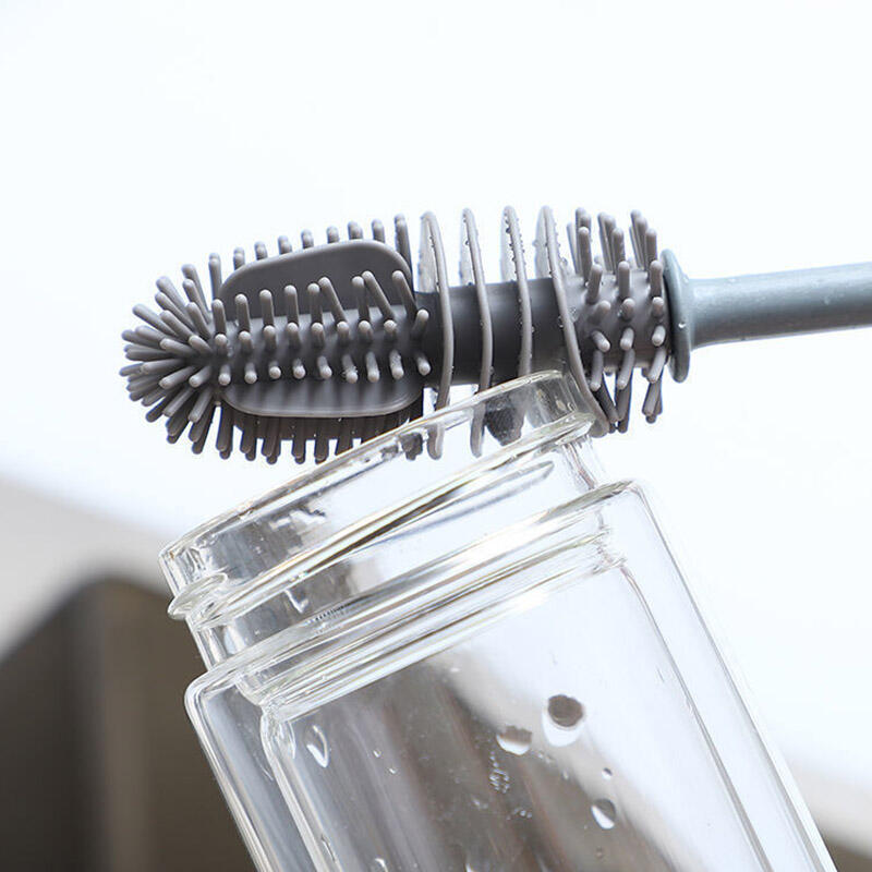 Silicone Cup Cleaning Brush Tumbler Scrub Brush DD-12523